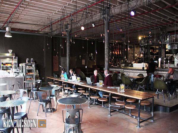 các phong cách thiết kế quán cafe